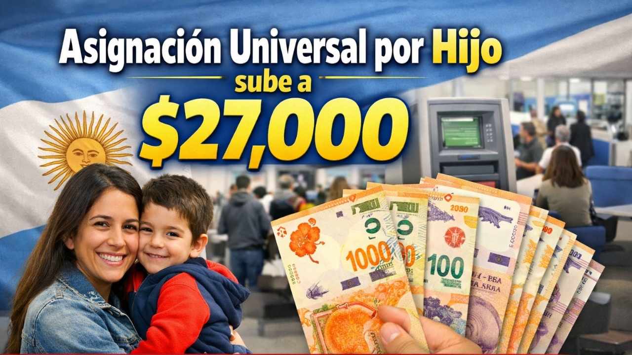 Asignación Universal por Hijo sube a $27,000 — requisitos, inscripción y depósitos en abril 2026