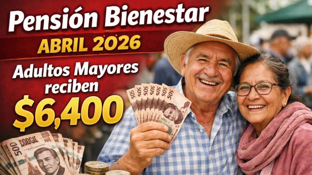Pensión Bienestar abril 2026: adultos mayores reciben $6,400, consulta requisitos y día exacto de depósito