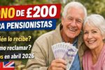 bono de £200 para pensionistas — quién lo recibe, cómo reclamar y pagos en abril 2026