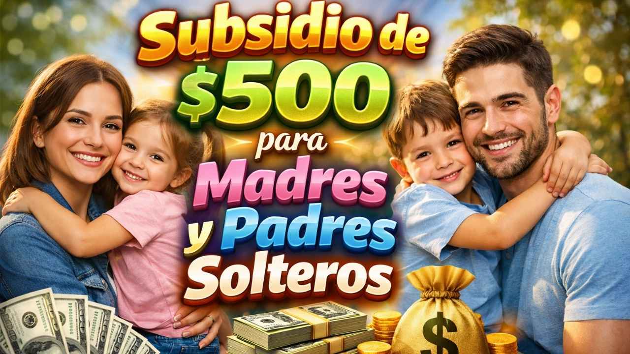 subsidio de $500 para madres y padres solteros — cómo reclamarlo y pagos en abril 2026