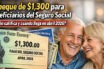 cheque de $1,300 para beneficiarios del Seguro Social — quién califica y cuándo llega en abril 2026