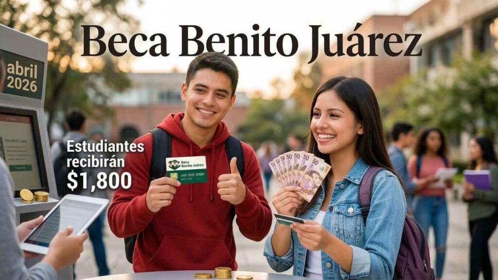 Becas Benito Juárez abril 2026: $1,800 para estudiantes, pasos de cobro y fechas confirmadas