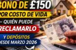 bono de £150 por costo de vida — quién puede reclamarlo y depósitos desde marzo 2026