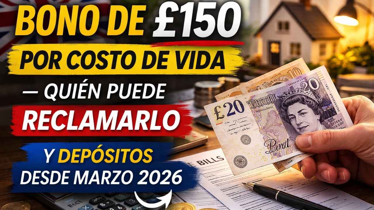 bono de £150 por costo de vida — quién puede reclamarlo y depósitos desde marzo 2026