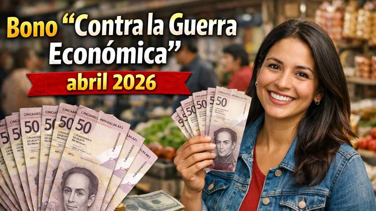 Bono “Contra la Guerra Económica” abril 2026: beneficiarios, pasos para reclamar en Patria y fecha de acreditación