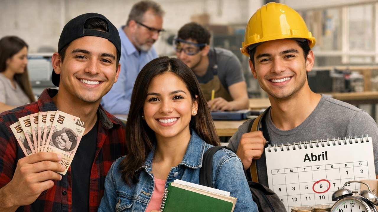 Jóvenes Construyendo el Futuro: beca de $6,500, quiénes aplican y cuándo se deposita en abril