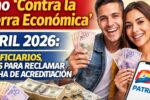 Bono “Contra la Guerra Económica” abril 2026: beneficiarios, pasos para reclamar en Patria y fecha de acreditación