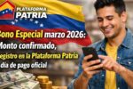 Bono Especial marzo 2026: monto confirmado, registro en la plataforma Patria y día de pago oficial