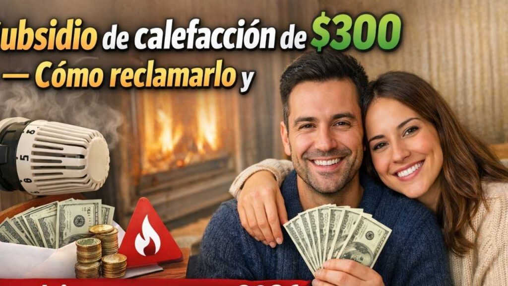 subsidio de calefacción de $300 — cómo reclamarlo y depósitos desde marzo 2026
