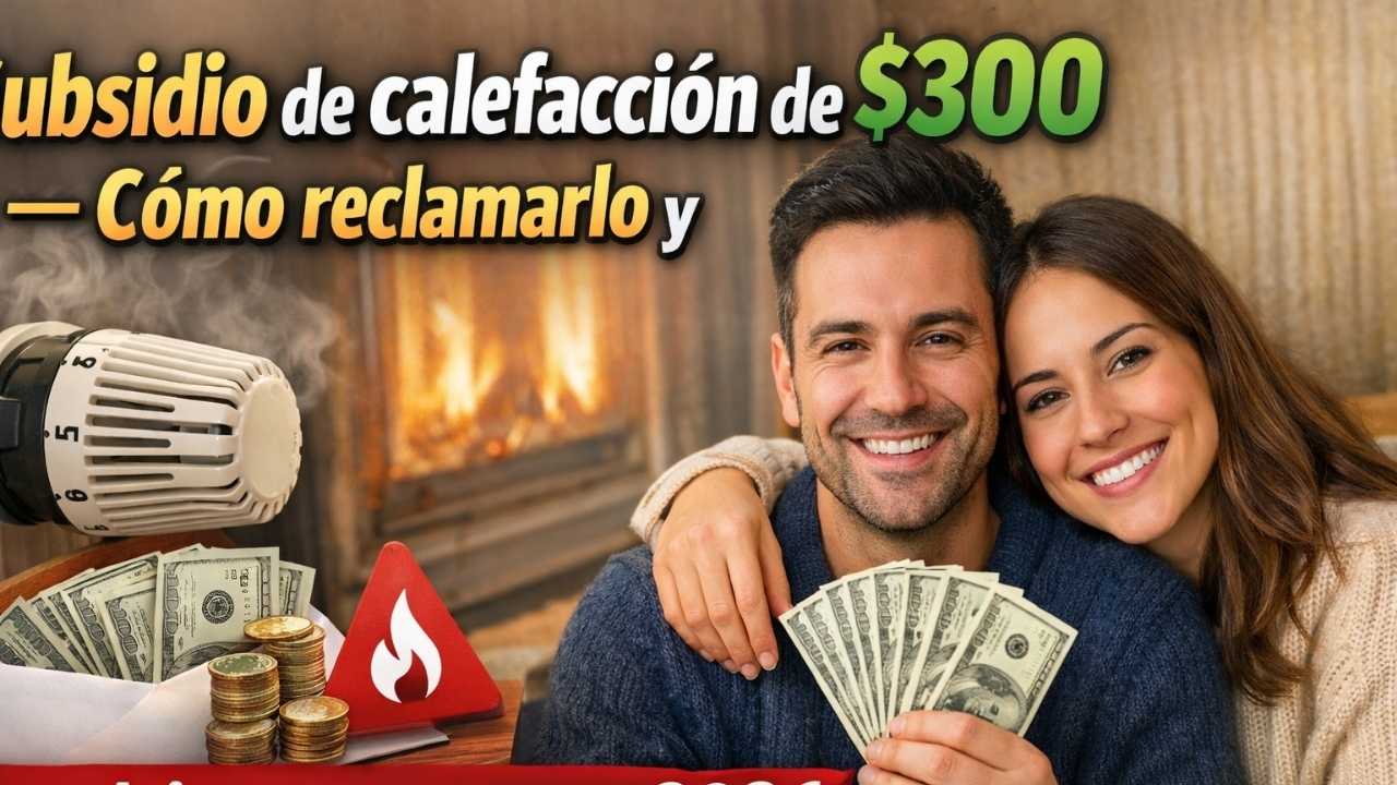 subsidio de calefacción de $300 — cómo reclamarlo y depósitos desde marzo 2026