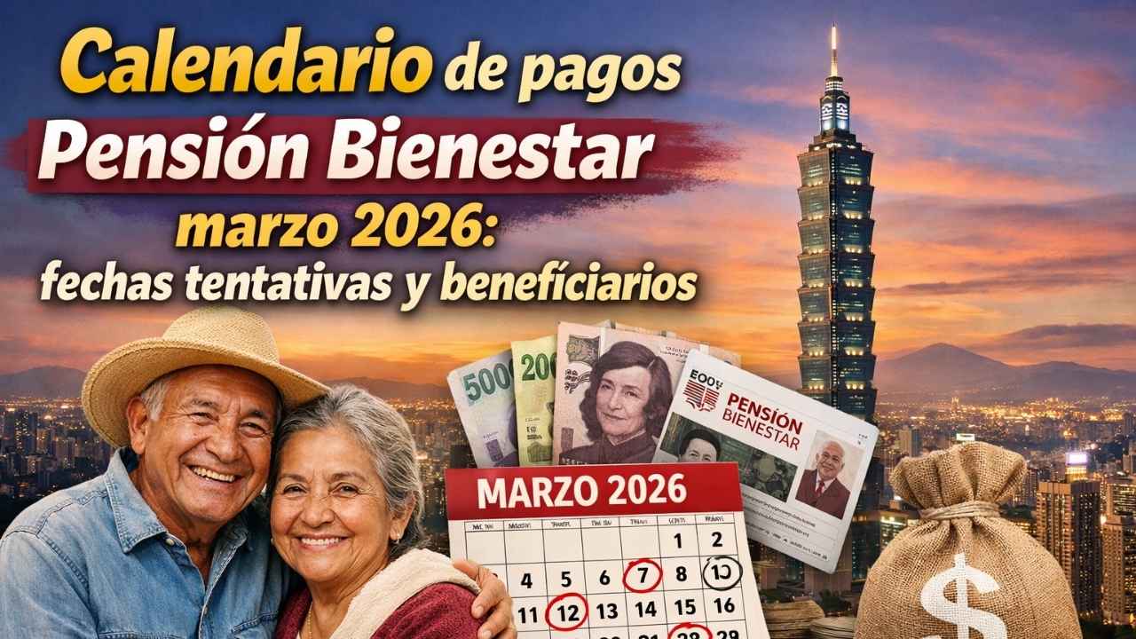 Calendario de pagos Pensión Bienestar marzo 2026: fechas tentativas y beneficiarios