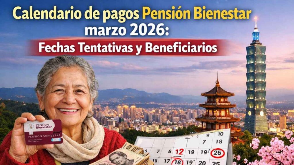Calendario de pagos Pensión Bienestar marzo 2026: fechas tentativas y beneficiarios