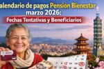 Calendario de pagos Pensión Bienestar marzo 2026: fechas tentativas y beneficiarios