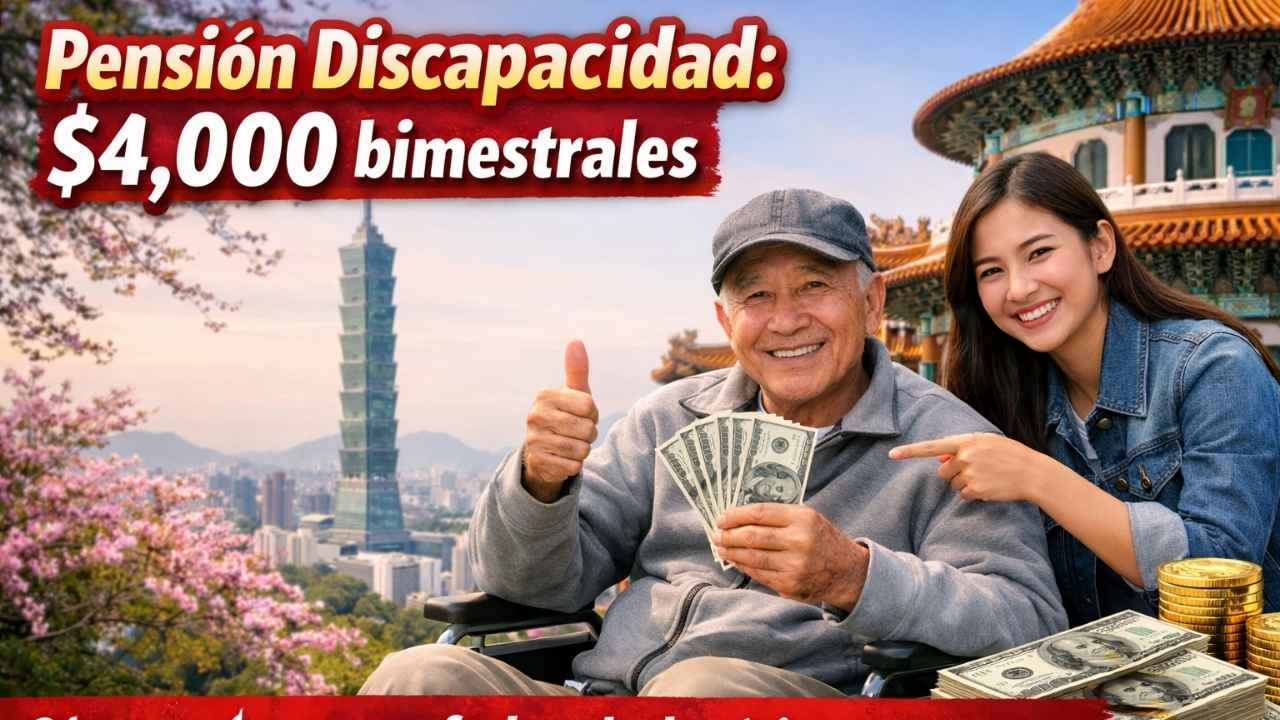Pensión Discapacidad: $4,000 bimestrales, cómo registrarse y fechas de depósito marzo 2026