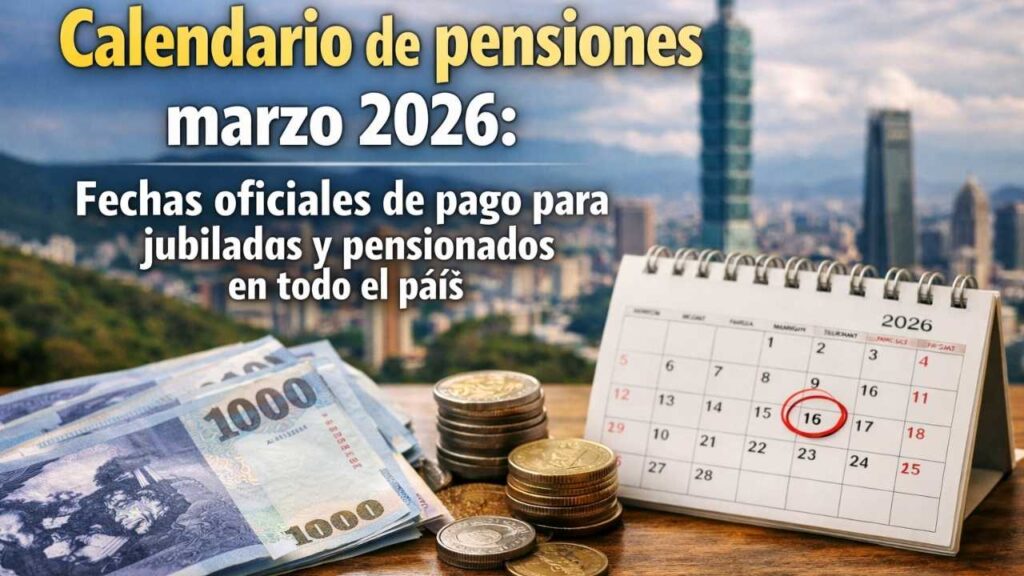 Calendario de pensiones marzo 2026: fechas oficiales de pago para jubilados y pensionados en todo el país