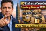 IRS embarga cuentas, salarios y bienes en 2026: aviso oficial para ciudadanos y extranjeros