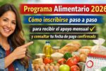 Programa Alimentario 2026: cómo inscribirse paso a paso para recibir el apoyo mensual y consultar tu fecha de pago confirmada