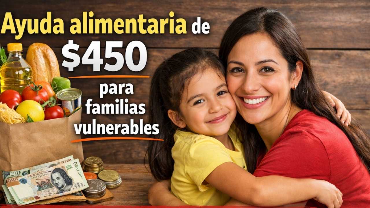 ayuda alimentaria de $450 para familias vulnerables — cómo aplicar y pagos en marzo 2026